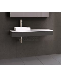 Timberline - Splice 1200mm Wall Hung Vanity with Stone, Freestyle or Meganite Top and Ceramic Basin