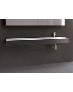 Timberline - Splice 1800mm Wall Hung Vanity with Pond Basin Top