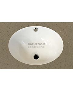 Timberline - Oval 420mm Ceramic Undermount Basin