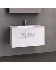 Timberline - Nevada Classic 900mm Wall Hung Vanity with Ceramic Top