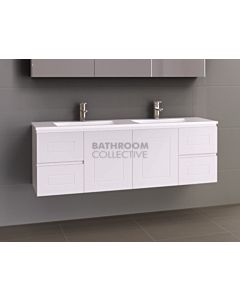 Timberline - Nevada Classic 1500mm Wall Hung Vanity with Double Basin Acrylic Top