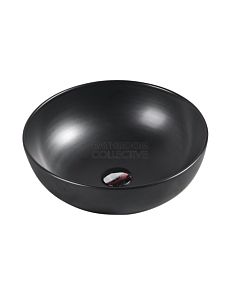 Collections - Asti 350mm Matte Black Counter Top Round Basin 