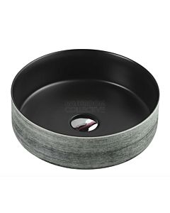 Collections - Sasso 350mm Touchline Black Counter Top Round Basin