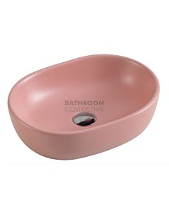 Collections - Vale 470mm Matte Pink Counter Top Oval Basin