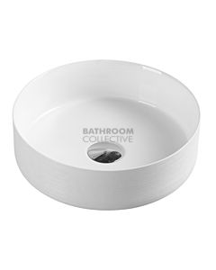 Collections - Sasso 355mm Touchline White Counter Top Round Basin 