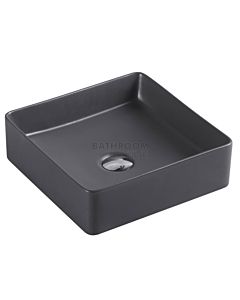 Collections - Etna 360mm Nero Grey (Gunmetal) Counter Top Square Basin