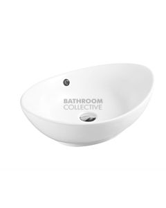 Collections - Boat 625mm White Oval Counter Top Basin 