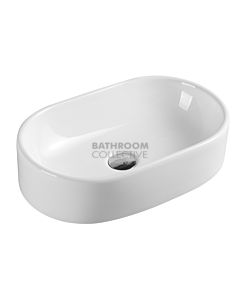 Collections - Evea 520mm White Round Counter Top Basin 