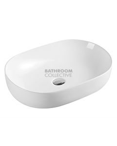 Collections - Evea 600mm White Round Counter Top Basin 