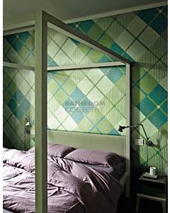 Bisazza - Timeless William Green Decorative Glass Mosaic Tiles, order unit of 1.66m2