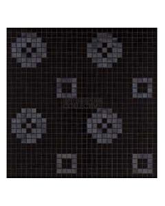 Bisazza - Timeless Petit Four Nero Decorative Glass Mosaic Tiles, order unit 2.07m2