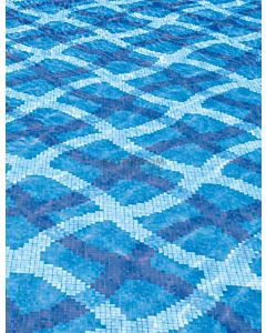 Bisazza - Pools Mirage Blue Decorative Glass Mosaic Tile, order unit 1.86