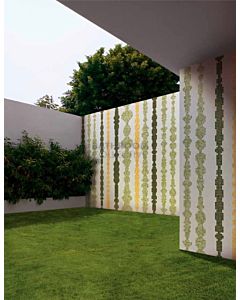 Bisazza - Modern Columns Green Decorative Glass Mosaic Tiles, order unit 3.73m2