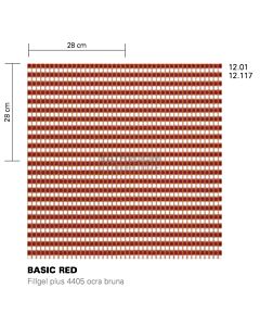 Bisazza - Flooring Basic Red Decorative Glass Mosaic Tile, order unit 1.17m2