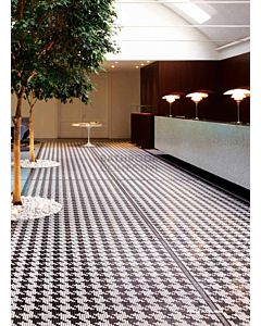 Bisazza - Flooring Pied De Poule Nero Decorative Glass Mosaic Tile, order unit 1.29m2