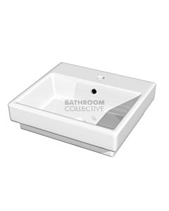 Paco Jaanson - 03 Series 570mm Step Bench Mounted Basin 1TH Gloss White