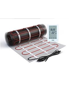 Hotwire Heating - 4.0m2 Undertile Floor Heating Mat Kit 600W
