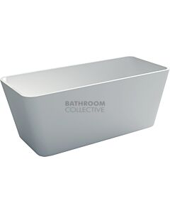 Fienza - High Rise Cast Stone Freestanding Bath Tub 1500mm MATTE WHITE