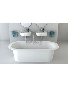 Omvivo - Lily Solid Surface Freestanding Bath 1800mm