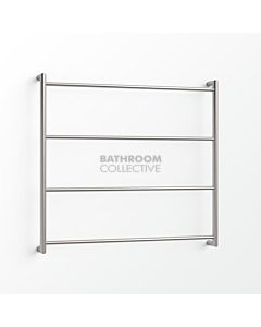 Avenir - Econ 850x900mm Heated Towel Ladder - Brushed Stainless Steel