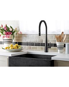 Linsol - Giacomo Kitchen Sink Mixer with Pull Out Spray MATTE BLACK