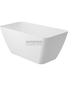 ADP - Utopia 1590mm Cast Marble Freestanding Bath GLOSS WHITE