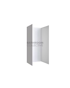 Decina - Acrylic Shower Wall 3 sided 900mm x 900mm x 2000mm H