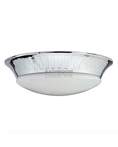 Elstead - Whitby Traditional Bathroom Ceiling Light in Polished Chrome