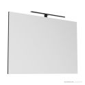 ADP Daylight 1200 x 800mm Wall Mirror with Overhead LED, Matte Black