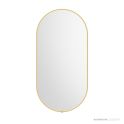 ADP Sera Pill LED 900 x 450mm Wall Mirror, Brushed Brass