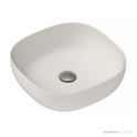 ADP Glam Square 400mm Ceramic Above Counter Basin, Matte Pearl