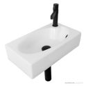 ADP Humphrey 460mm Ceramic Wall Mounted Basin 1th, Gloss White