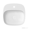 ADP Jill 420mm Ceramic Above Counter Basin 1th, Matte White