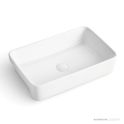 ADP Lino 590mm Ceramic Semi Recessed Basin, Gloss White