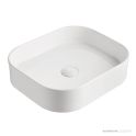 ADP Louie 450mm Ceramic Above Counter Basin, Matte White