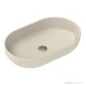 ADP Marilyn 550mm Ceramic Above Counter Basin, Matte Ivory