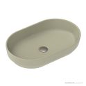 ADP Marilyn 550mm Ceramic Above Counter Basin, Matte Olive