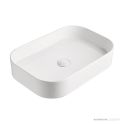ADP Max 555mm Ceramic Above Counter Basin, Matte White