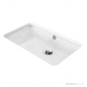 ADP Nesa 530mm Ceramic Under Counter Basin, Gloss White