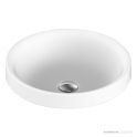 ADP Respect 400mm Solid Surface Semi Inset Basin, Matte White