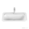ADP Strength 545mm Solid Surface Under Counter/Inset Basin, Matte White