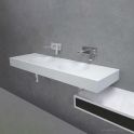 Apaiser Lunar Pond Integrated Basin Double Stone Vanity Top Only