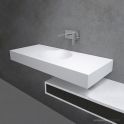 Apaiser Lunar Pond Integrated Basin Single Stone Vanity Top Only