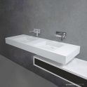 Apaiser Reflection Beach Integrated Basin Double Stone Vanity Top Only