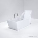 Apaiser Sampan 1660mm Single Stone Freestanding Bath
