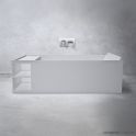 Apaiser Soka Grand 1800mm Left Shelf Stone Freestanding Bath