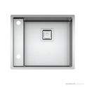 Artinox Ghost 600 Kitchen Sink with Cover, Stainless Steel