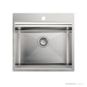 Artinox Layer Workstation Kitchen Sink W500, Taphole At Back, Stainless Steel