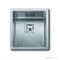 Artinox Radius 340 x 400 Single Bowl Kitchen Sink Incl. Strainer, Stainless Steel