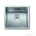 Artinox Radius 400 x 400 Single Bowl Kitchen Sink Incl. Strainer, Stainless Steel